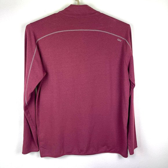 Tasc Performance Red Burgundy Quarter Zip Pullover Sweatshirt Men's Size XXL - Picture 2 of 9
